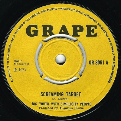 £77.99 • Buy Big Youth With Simplicity People - Screaming Target / Concrete Jungle (7 )