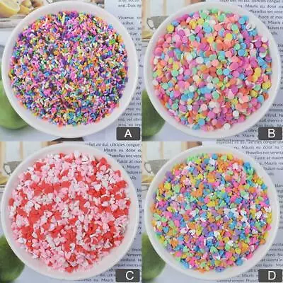 $12.64 • Buy 100g Box Clay Sprinkles For Filler For Slime DIY Candy Sale Supplies Fake O9O0