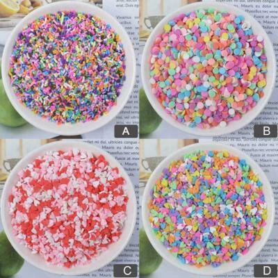 $11.46 • Buy 100g Box Clay Sprinkles For Filler For Slime DIY Candy Sale Supplies Fake O9O0