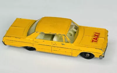 Vintage 1965 Matchbox Lesney Chevrolet Impala Taxi #20 Made In England • $15