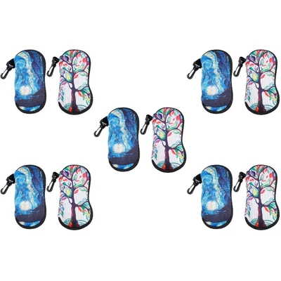 $16.26 • Buy 2 Pcs Sunglasses Bag Neoprene Glasses Case Quay Sunglasses Women