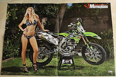Transworld Motocross Magazine Poster 14 X20  Dirt Bike Kawisaki KX 250-450 • $20