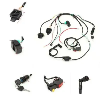 $36.66 • Buy Wiring Harness Solenoid Coil Rectifier CDI Switch 50 70 90 110 125cc Quad Bike