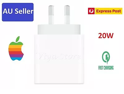 Genuine Apple 20W USB-C Power Adapter For IPhone 15/14/13/12/11 Pro/ IPad Pro • $22.99