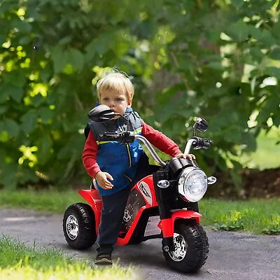 £35.99 • Buy Kids 6V Electric Motorcycle Ride-On Toy Battery 18 - 36 Months Red
