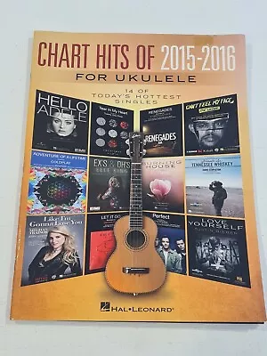 Chart Hits Of 2015 2016 For Ukulele - Hal Leonard - Sheet Music Book • $19.90