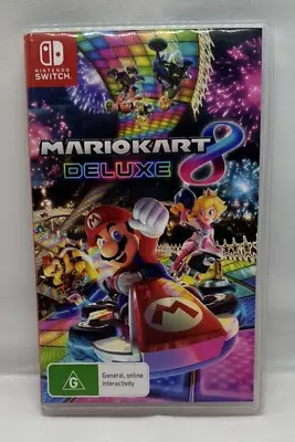 Mario Kart Deluxe 8 Case + Cover (NO GAME CARTRIDGE) - Nintendo Switch • $14.95