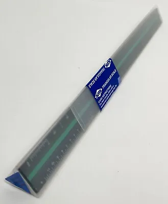 Alvin 98/ARC Triangle Scale Ruler Aluminum Hollow Core Black Architect Pro Grade • $19.99