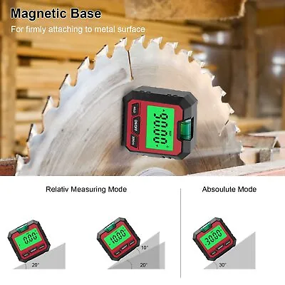 Magnetic Digital Level Box Angle Finder Protractor Inclinometer Bevel GaugegS1R8 • $12.63