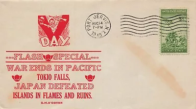 US 929 GHA Covers Japan Surrenders Pacific War Ends • $15