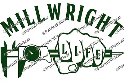 Millwright LifeMachinistCalipersMicrometersCNCStickersCustom Vinyl Decal • $6.45