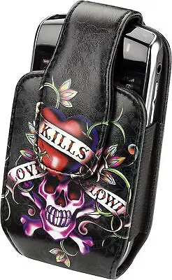 Original Ed Hardy Universal Love Kills Slowly Pouch - Black • $14.99