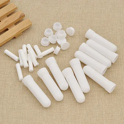 10 Sets Perfume Blank Nasal Inhalers Oil Aromatherapy Diffusers  Best Price • £1.95
