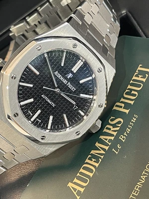£29995 • Buy Audemars Piguet Royal Oak Men's Black Watch - 15400ST