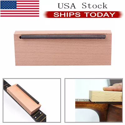 $14.90 • Buy Guitar Fret Polishing Block Chamfer Crown File Hard Maple Narrow Luthier Tool