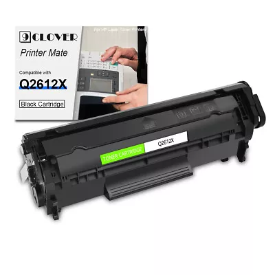Greencycle Compatible Black Toner Cartridge For HP 12X Q2612X 3052 1020 Printer • $18.79