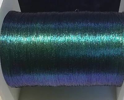 Vintage Japanese Iridescent Goldwork Embroidery Thread 10 Metres 0.5 Mm Diam. • £8.95