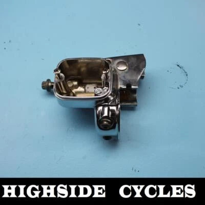 $50 • Buy 1258 06 Harley-davidson Road King Chrome Front Brake Master Cylinder 11/16 Bore 