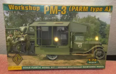 Vintage Workshop PM-3 Mechanics Truck 1:72 Military Model Kit ACE #72204 • $29.99