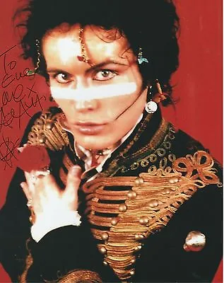 ADAM ANT Autographed Signed 8x10 Photograph - To Eve • £128.24