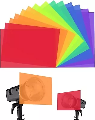 Correction Gel Light Filter 14 Pack Colored Overlays Transparency Color Film F • £11.89