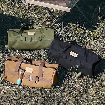 Outdoor Tool Bag Storage Holder Camping Canvas Travel Luggage Tent Peg Nails Bag • $13.01