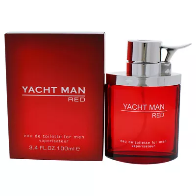 Myrurgia Yacht Man Red For Men - 3.4 Oz EDT Spray • $10.06