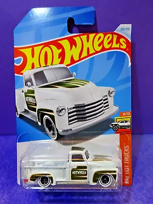 2024 HOT WHEELS '52 CHEVY Pickup In White HW Trucks 8/10. Long Card. • $7.99