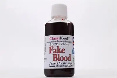 Classikool 25ml Fake Blood: Mouth Safe Stage Halloween Fancy Dress Makeup UK • £3.99