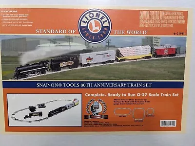 Snap-On Tools Lionel 80th Anniversary Train Set O-27 Gauge 2000 NEW SEALED • $199.99