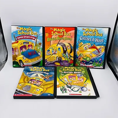 The Magic School Bus Bundle Lot Of 5 DVDs Scholastic WB Kids TV Show Science • $14.95