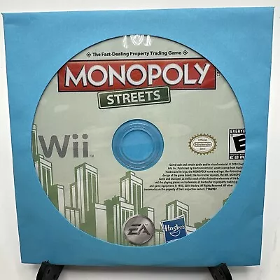 Monopoly Streets (Nintendo Wii 2010) Game Disc Only Good Condition! • $8