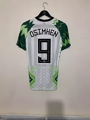£175 • Buy Nigeria ‘Player Issue’ Football Shirt Victor Osimhen #9 🇳🇬  Adults Medium BNWT