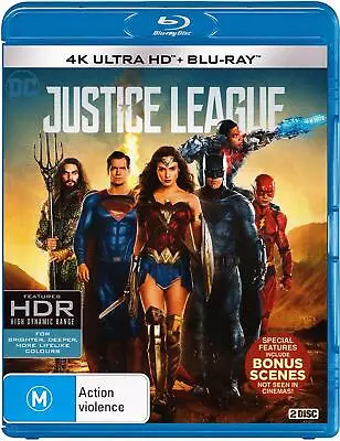 Justice League (4K Ultra HD + Blu-ray) • $24.95