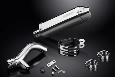 Delkevic 13  Stainless Tri-Oval Stubby Muffler - BMW R1200GS - 2004-2009 Exhaust • $264.99