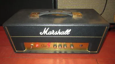 Pre Owned 2011 Marshall Class 5 Amplifier Head Black Low-Wattage All-Tube • $599