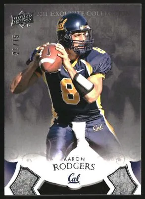 2011 Exquisite Collection #59 Aaron Rodgers /75 • $25