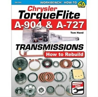 SA394 How To Rebuild Chrysler TorqueFlite A-904 & A-727 Transmissions Mopar • $30.99