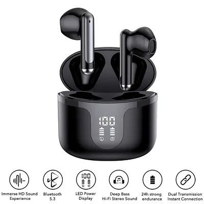 Sweatproof Wireless Bluetooth Earphones Headphones Sport Gym Earbuds With Mic • $30.66