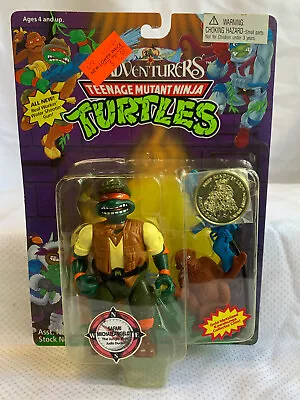 1994 Playmates Toys  SAFARI MICHAELANGELO  TMNT Action Figure In Blister Pack • $499.95