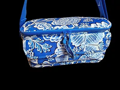 NWOT Vera Bradley Blue Lagoon Vinyl Mini Cooler Insulated Lunch Tote Crossbody • $25