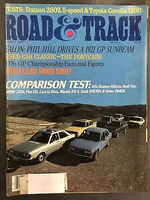 ROAD & TRACK MAGAZINE-MARCH 1977-VOL 28 #7-BMW 320i-FIAT 131-LANCIA BETA-MAZDA • $12.99