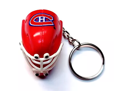 Montreal Canadiens Hockey Mini Team Goalie Mask Keychain 1.5  Tall Nhl Licensed • $9.99