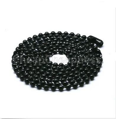 Fashion Military Mens Necklace Ball Bead Chain Link For Dog Tag & Pendant%AD BH • $4.37