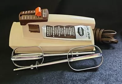 Vintage Sunbeam Heavy Duty Burst Of Power Mixmaster Electric Hand Mixer 5 Speed • $17.46