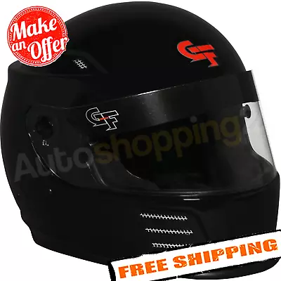 G-Force Racing Gear 13004XLGBK Revo 2022 Full Face Black XL Racing Helmet • $334.25