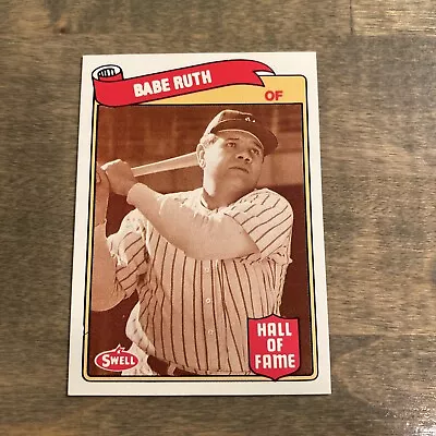 1989 Swell Baseball Greats Babe Ruth #1 HOF A29 • $1.98