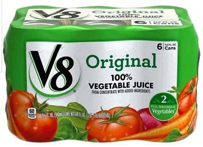 $10 • Buy V8 Original 100% Tomato Juice 11.5 Oz Cans 6 Count