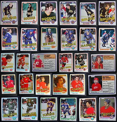 1981-82 O-Pee-Chee OPC Hockey Cards Complete Your Set U You Pick List 1-200 • $0.99