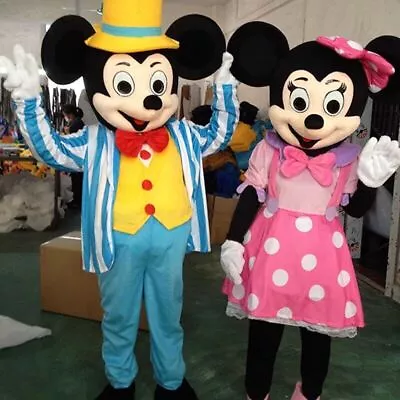 Mickey And Minnie Mouse Adult Mascot Costume Party Clothing Fancy Dress • $93.99